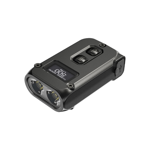 Đèn pin móc khóa NITECORE TINI2 độ sáng 500 lumens tầm chiếu xa 89m pin dung lượng 280mAh USB-C hiển thị OLED