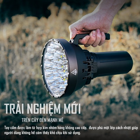 Đèn pin sáng nhất thế giới IMALENT MS32 độ sáng 200.000 Lumen tầm chiếu xa 1618m cổng sạc USB-C powerbank