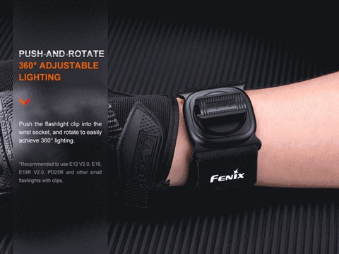 Vòng tay gắn đèn FENIX ALW-01 tương thích Fenix PD25R, E12 v2, E18R v2