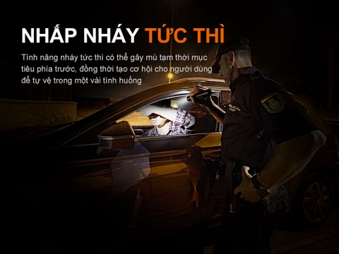 Đèn pin FENIX PD36R V2.0 độ sáng 1700lm chiếu xa 396m sạc USB C pin 21700 5000mAh kèm theo