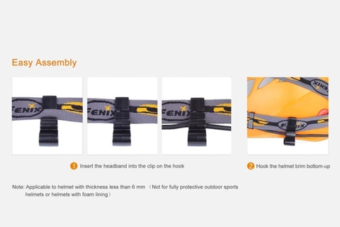 Kẹp gài mũ bảo hiểm FENIX ALD-02