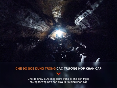 Đèn pin FENIX PD40R V3.0 sáng 3000lm chiếu xa 500m sạc USB-C pin 21700 5000mAh