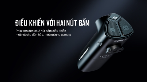 Đèn hậu xe đạp kiêm camera hành trình MAGICSHINE SEEMEE DV độ sáng 30 lumen