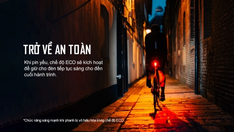 Đèn hậu xe đạp MAGICSHINE SEEMEE 300 độ sáng 300 lumen pin 1600mAH