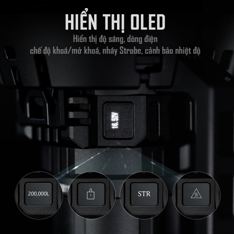 Đèn pin sáng nhất thế giới IMALENT MS32 độ sáng 200.000 Lumen tầm chiếu xa 1618m cổng sạc USB-C powerbank