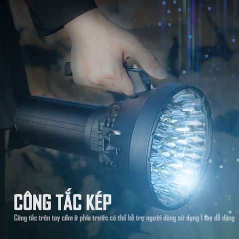 Đèn pin sáng nhất thế giới IMALENT MS32 độ sáng 200.000 Lumen tầm chiếu xa 1618m cổng sạc USB-C powerbank