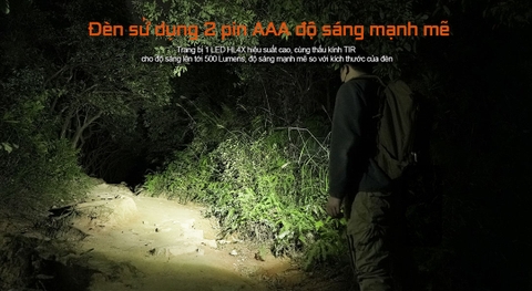 Đèn pin mini ACEBEAM PT20 sáng 500 Lumens chiếu xa 80m