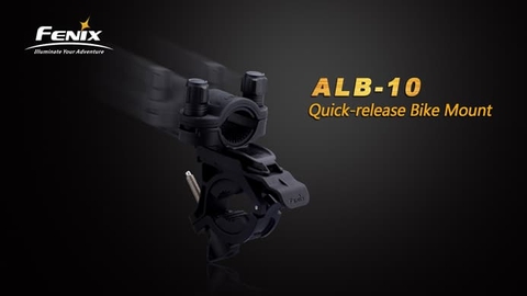 Gá xe đạp Fenix ALB-10 tương thích các đèn đường kính thân 18mm-26mm