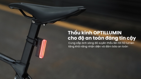 Đèn hậu xe đạp Magicshine SEEMEE 50 PRO – 50lm, pin sạc USB-C, chống nước IPX6