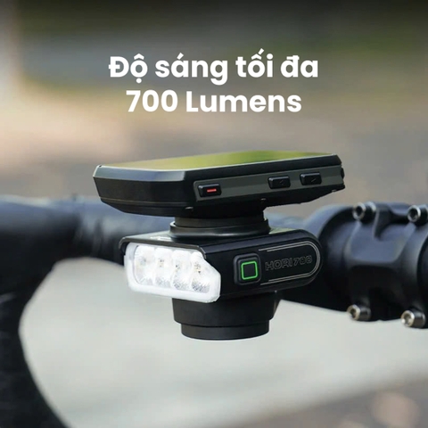 Đèn trước xe đạp MAGICSHINE HORI 700 Lumens, kích thước siêu nhỏ gọn, pin 22,5 giờ