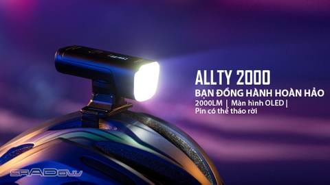 Đèn xe đạp MAGICSHINE ALLTY 2000 sáng 2000  pin 7000mAh