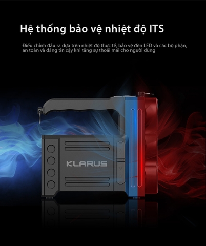 Đèn pin siêu sáng KLARUS RS80GT độ sáng 10.000 lumen chiếu xa 570m