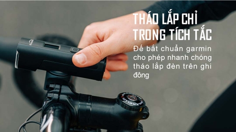 Đèn xe đạp MAGICSHINE ALLTY 1500s sáng 1500 lumen pin 5000mAh màn hình OLED công tắc remote