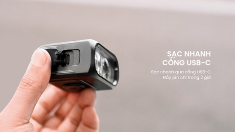 Đèn pha xe đạp Magicshine Hori 1300 – Sáng 1300 lumen, gắn kép, sạc USB-C