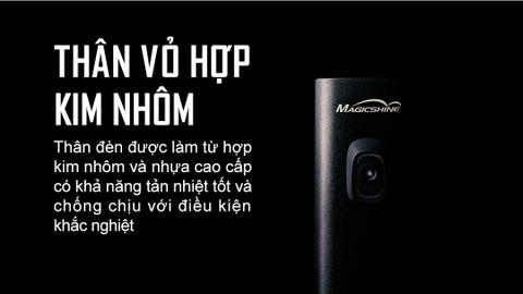 Đèn xe đạp MAGICSHINE RAY 2600B sáng 2600 lumen tương thích với điện thoại công tắc remote không dây pin 6700mAh USB-C Powerbank