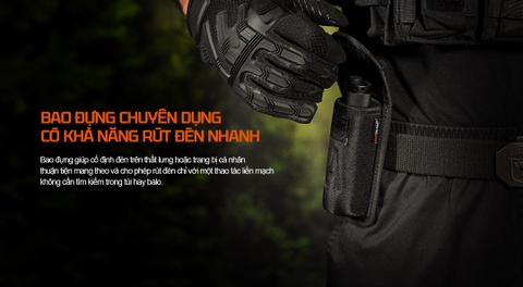 ACEBEAM P16 2.0 – Đèn pin chiến thuật mini 3000 lm chiếu xa 543m