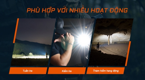 Đèn pin ACEBEAM X20 sáng 10.000 lumens chiếu xa 645m