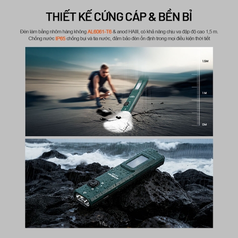 ACEBEAM UC25 – Đèn pin EDC chiến thuật đa nguồn sáng 3.100 lumen (Trắng · Laser · UV · High CRI)