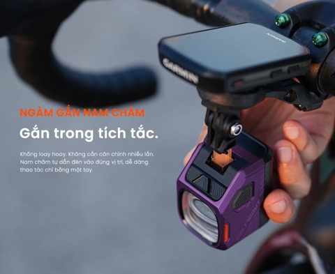 Đèn Xe Đạp MAGICSHINE EVO 1700 UT 1700 Lumens, Cos Pha Chống Chói, ANT+ và Shimano Di2