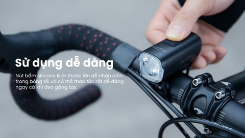 Đèn xe đạp MAGICSHINE ALLTY 200 sáng 200 lumen chiếu xa 65m pin 900mAh cổng sạc USB-C
