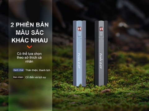 Đèn pin FENIX E-CP độ sáng 1600 lumen tầm xa 222m cổng sạc USB C chức năng Power Bank