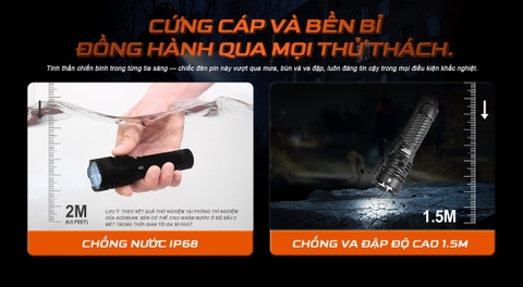 Acebeam EC90 – Đèn pin EDC 4300lm, chiếu xa 573m, sạc nhanh USB-C