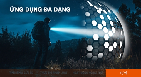 Đèn pin chiếu xa ACEBEAM P20 sáng 5600 lumen chiếu xa 1454m 2 phiên bản LED