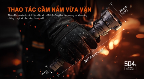 Đèn pin chiếu xa ACEBEAM P20 sáng 5600 lumen chiếu xa 1454m 2 phiên bản LED