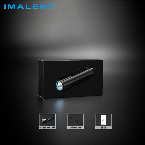 Đèn pin mini IMALENT LD70 độ sáng 4000 lumen tầm chiếu xa 203m pin 18350 sạc nam châm