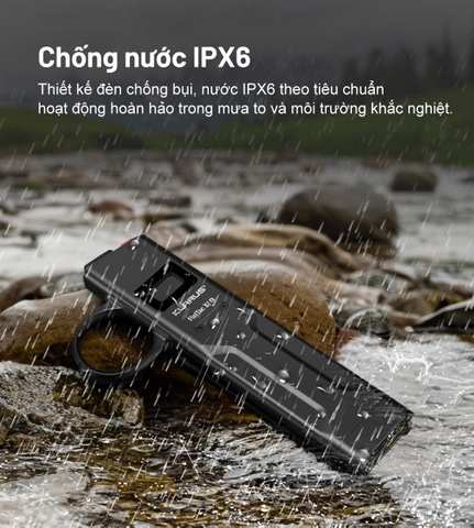 Đèn pin chiến thuật siêu mỏng KLARUS FlatTac X1 sáng 4200 lumen pin 2150mAh sạc USB C