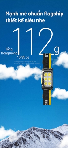 NITECORE HA29 UHE – Đèn đội đầu outdoor 1200 lm, pin chịu lạnh -40°C