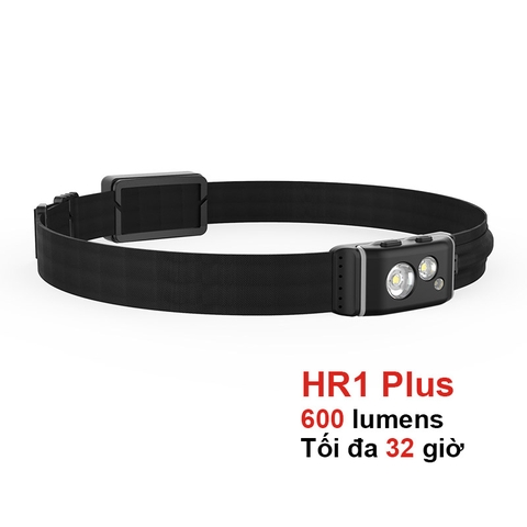Đèn pin đội đầu KLARUS HR1 Plus độ sáng 600 lumen chiếu xa 90m pin Li-ion PP20 2000mAh