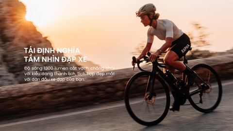 Đèn pha xe đạp Magicshine Hori 1300 – Sáng 1300 lumen, gắn kép, sạc USB-C