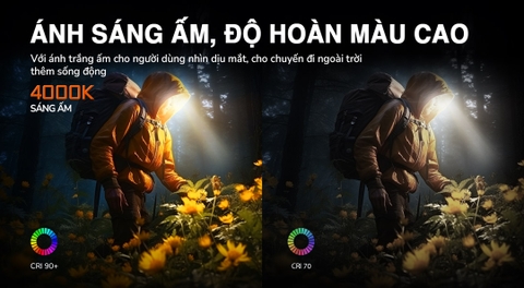 Đèn pin đội đầu ACEBEAM H17 V2 sáng 2000 lumen chiếu xa 128m nhỏ gọn đuôi nam châm