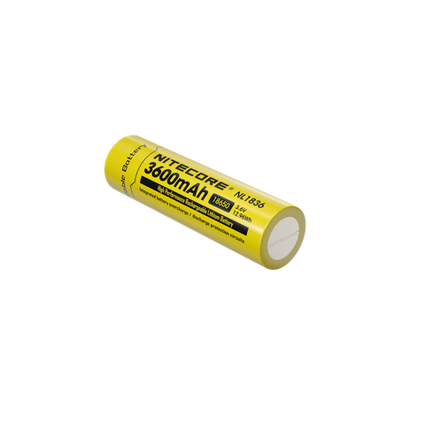Pin sạc 18650 Nitecore NL1836 – 3600mAh, Tích hợp mạch bảo vệ,