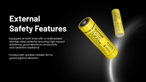 Pin sạc NITECORE NL2153HP loại 21700 dung lượng 5300mAh dòng xả tối đa 20A