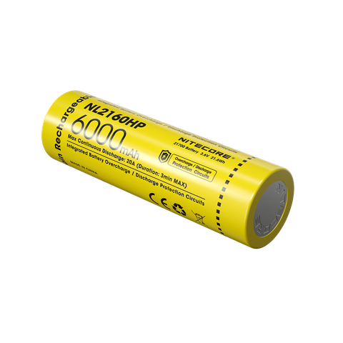 NL2160HP pin sạc Nitecore 21700 dung lượng 6000mah dòng xả cao 20A