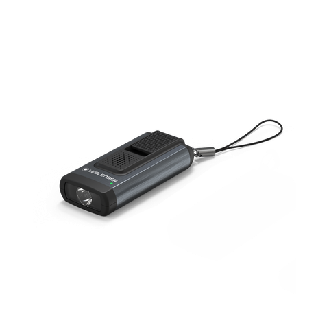 Đèn móc khoá mini Ledlenser K6R kiêm USB 4GB Gray độ sáng 400 Lumens chiếu xa 80m