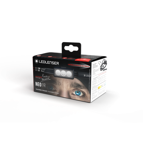 Đèn đội đầu Ledlenser NEO9R Black&Gray độ sáng 1200 Lumens chiếu xa 200m