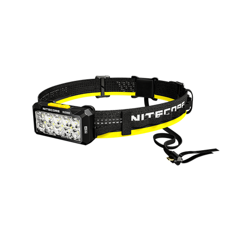 Đèn đội đầu NITECORE HU2000 sáng 2000 lumens chiếu xa 160m kết nối pin rời