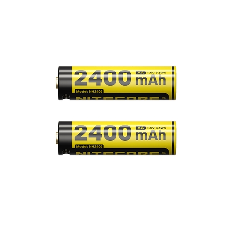 Pin sạc AA NITECORE NH2400 - 2400mAh cổng sạc USB C