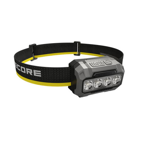 Đèn Pin Đội Đầu NITECORE HA23 UHE - 600lm, Siêu Nhẹ, Pin AAA