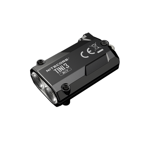 Đèn pin móc khóa mini NITECORE TINI3 – Đa nhiệt màu, 600 lumen, màn hình OLED
