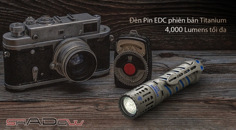 Đèn pin ACEBEAM E70 Titanium độ sáng 4000lumen chiếu xa 240m pin 21700 USB-C
