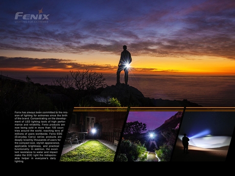 Đèn pin mini FENIX E12 V2.0 độ sáng 160 lumens chiếu xa 68m