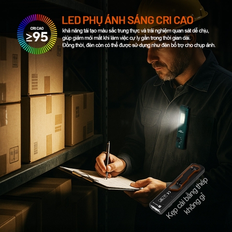 ACEBEAM UC25 – Đèn pin EDC chiến thuật đa nguồn sáng 3.100 lumen (Trắng · Laser · UV · High CRI)