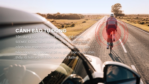 Đèn hậu Radar MAGICSHINE SEEMEE 100AD độ sáng 100 lumens