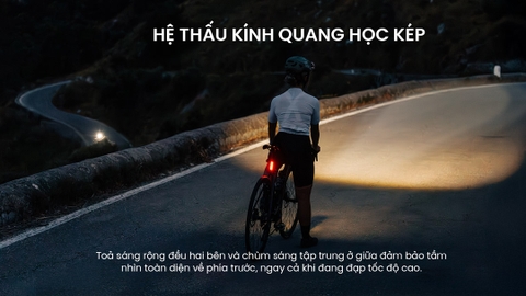 Đèn pha xe đạp Magicshine Hori 1300 – Sáng 1300 lumen, gắn kép, sạc USB-C