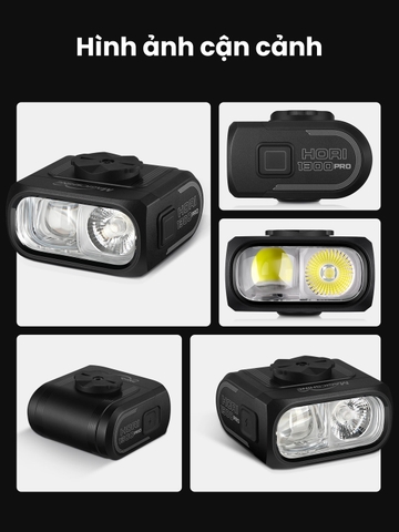Đèn xe đạp MAGICSHINE HORI1300 PRO – Độ sáng 1300 Lumens cos pha chống chói hỗ trợ ANT+ & Shimano Di2. FTR LightSync