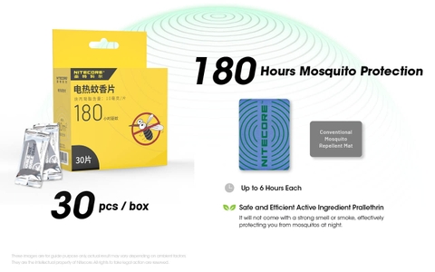 MRM10 NITECORE – Miếng tinh dầu đuổi muỗi 10 cái